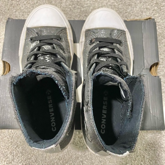 CONVERSE SHOES HIGH CUT WITH ZIPPER SIZE 1 - Picture 3 of 6